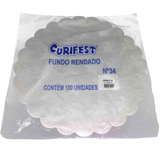 Fundo Rendado Nº34 com 100un