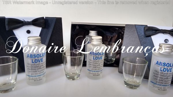 Kit Especial Mini Vodka Personalizada