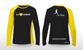 Blusa Masculina Manga Longa "Eu Amo Correr"