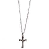 Corrente com Crucifixo inox AC03