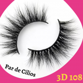 Par de Cílios Postiços 3D 108
