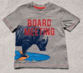 MC4C16- Camiseta GAP Rino Surf Cinza Mescla 5Yrs (4-5anos) - GAP