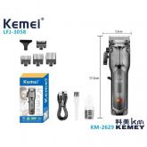 4-Máquina De Cortar Cabelo Profissional Display LCD Kemei KM-2629