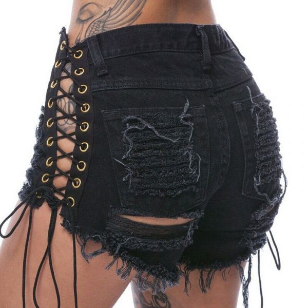 Shorts jeans sexy Rasgado (Importado)
