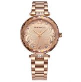 Relógio Mini Focus Vidro de Safira Rosé