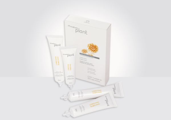 Ampolas de Nutrição Loiro Vivo Plant - 4 unid de 20ml