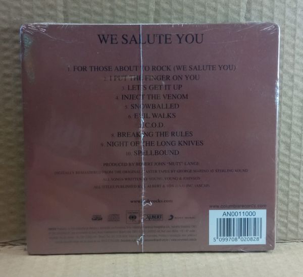 AC/DC - For Those About to Rock (1981 Album-Remastered Edition) (cd nacional/digipack)