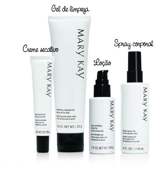Kit Cuidados da Pele Com Tendencia a Acne