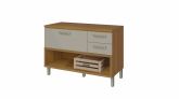 Balcao Princesa 120 1P2G1N com Cx Org Freijo.OffWhite Nesher