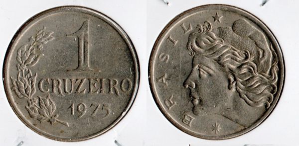V320-3 - 1,00 cruzeiro 1975 - Tiragem 21.613.000