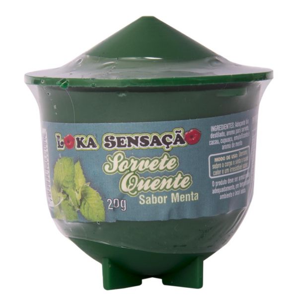 Vela sorvete quente menta - cód. 00214