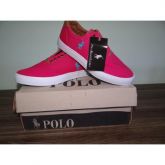 Tênis Polo Ralph Lauren Vaugh Rosa