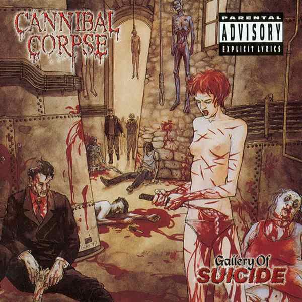 CD CANNIBAL CORPSE - Gallery of Suicide 1st press americano