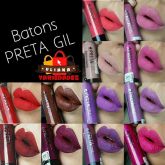 Batom Liquido Matte Preta Gil