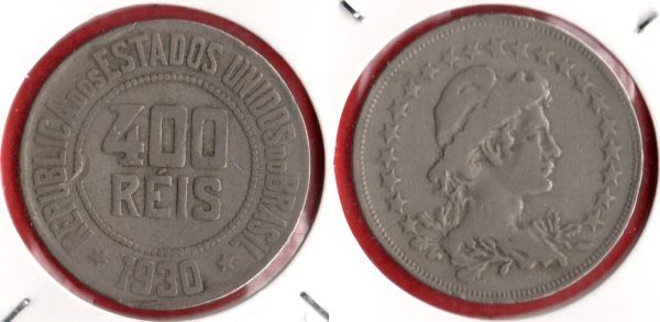V118-1 - 400 réis 1930 - Tiragem 1.031.000