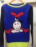 blusa olivia palito azul