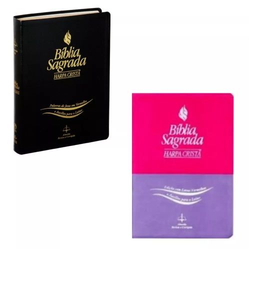 Bíblia Sagrada Com Harpa Cristã - Almeida Revista E Corrigida