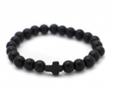 Pulseira Cross Black - Cod.022 -PUH