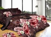 Conjunto P/ Cama Edredom Poliéster/algodão Estampado 4 Peças