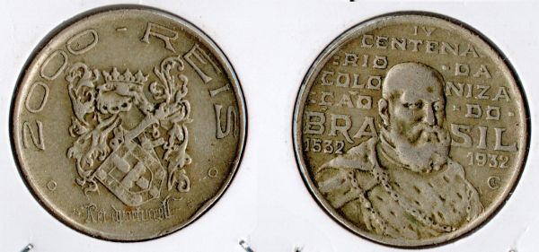 MAG P719-1 2.000 Réis - 1932  D. João III
