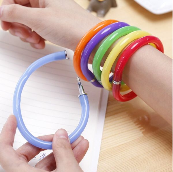 Caneta Pulseira Kit Com 05 Canetas ( Color )