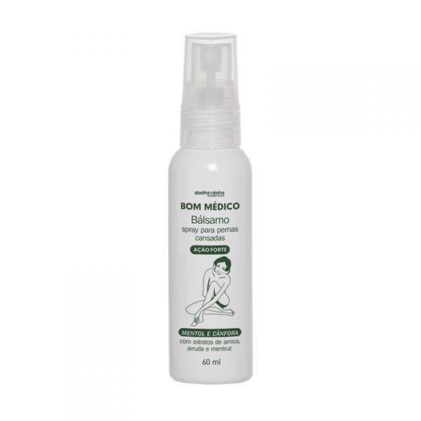 3142 BOM MÉDICO - BÁLSAMO SPRAY PARA PERNAS CANSADAS - 60 ML