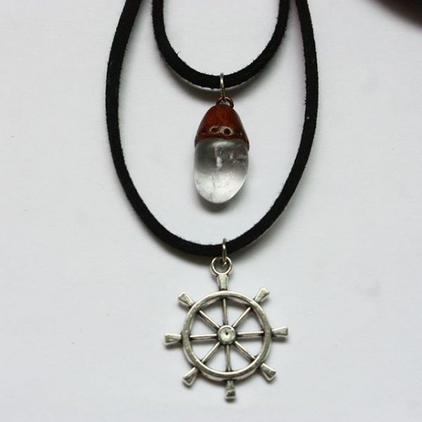 Choker Duo Leme e Cristal