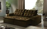 Sofa Retratil Reclinavel Leme 250 Marrom 2699.11 Innove
