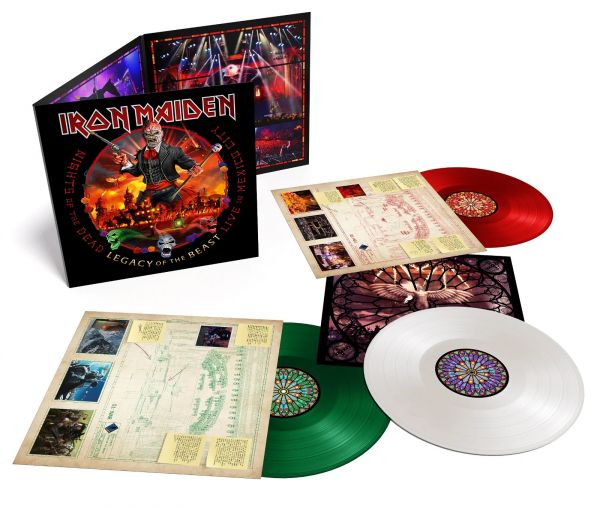 Iron Maiden - Nights of the Dead: Legacy of the Beast, Live in Mexico City (03 LP's Coloured Vinyls)
