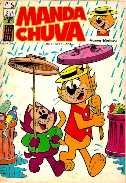 HB80-MANDA CHUVA #4-EDITORA ABRIL-1980-HANNA BARBERA