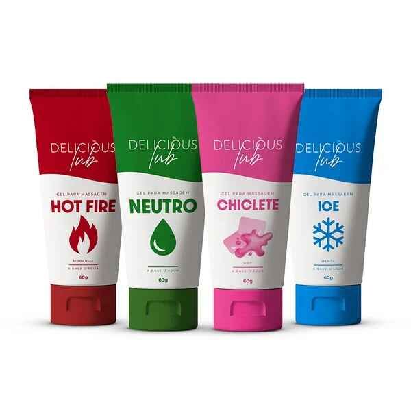 Lubrificante Delicious NEUTRO, HOT, ICE 60G