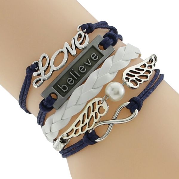 Pulseira "Ame e Creia"