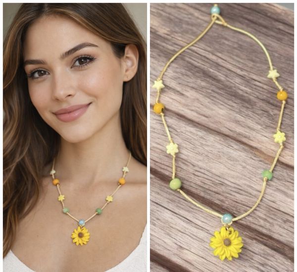 Colar Girassol