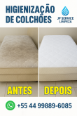 Limpeza Higienização Colchão Jardim Imperial em Maringá!