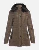 CASACO LONGO NYLON FUR AMARO