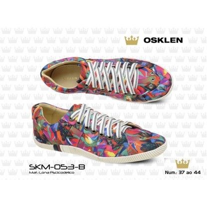 SAPATENIS OSKLEN LONA PSICODÉLICA Cód. do produto: SKM-053-B