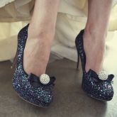 Salto Glamour Preto