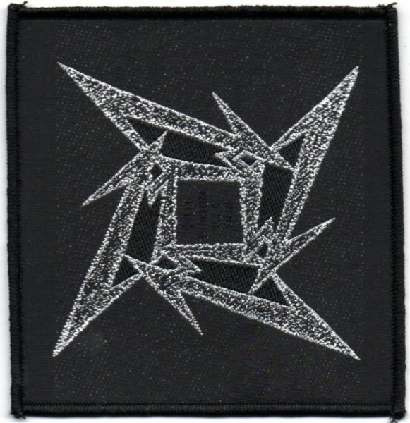 Metallica - Estrela ninja (Patch 305) (Patch dos anos 80 - Nunca foi costurado)