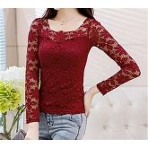 Moda Luxo: Blusa Poliester Renda, de Ótima Qualidade. Frete Grátis.