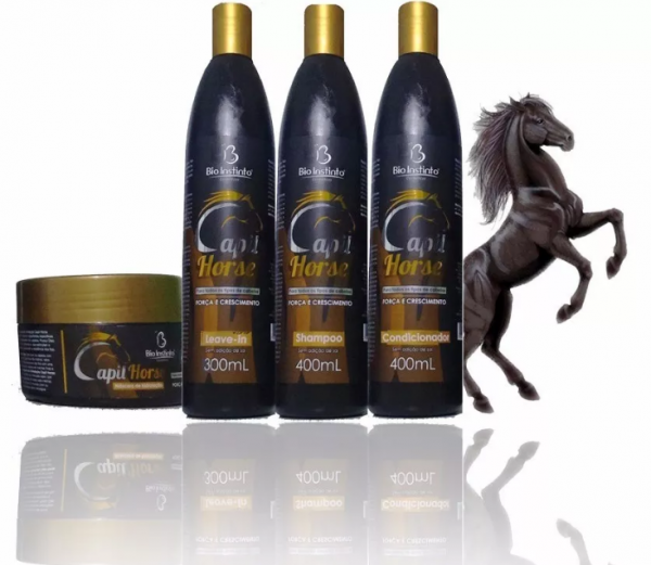 Kit de Crescimento dos Cabelos CRINA DE CAVALO