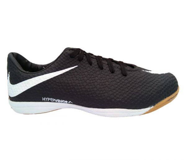 Chuteira Futsal Nike Hypervenom Preto e Branco