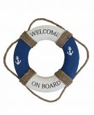 Enfeite Boia Náutica Isopor e Corda - 20 cm