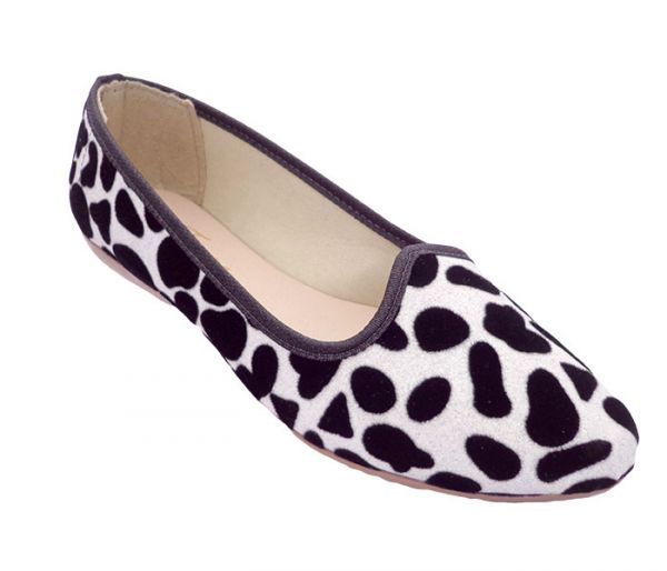 Sapatilha Feminina Ficare Malhada Branca