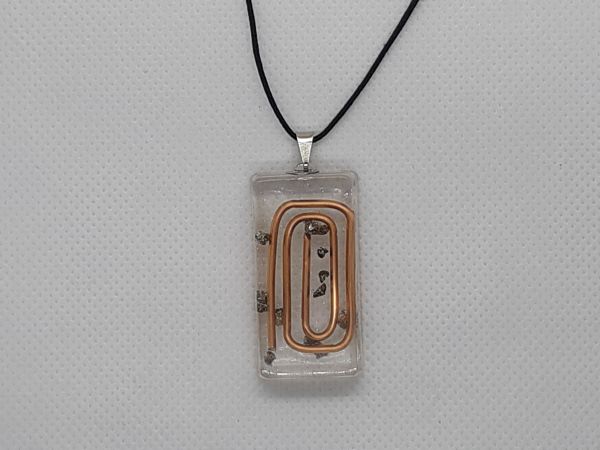 81060 - Orgonite Prosperidade - Pedra Pirita
