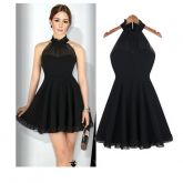 Vestido Preto Elegance VAF0069