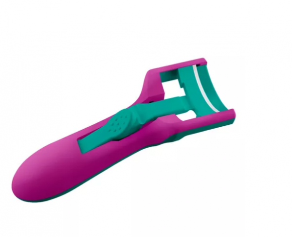 Curvador de Cílios Touch Merheje Rosa e Verde