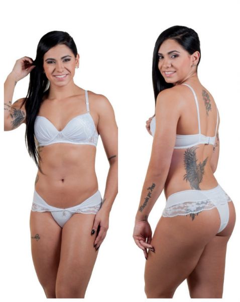 Conjunto de Lingerie com Biju Veneza