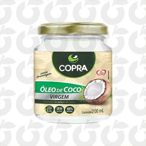 Óleo de Coco Virgem 200ml Copra