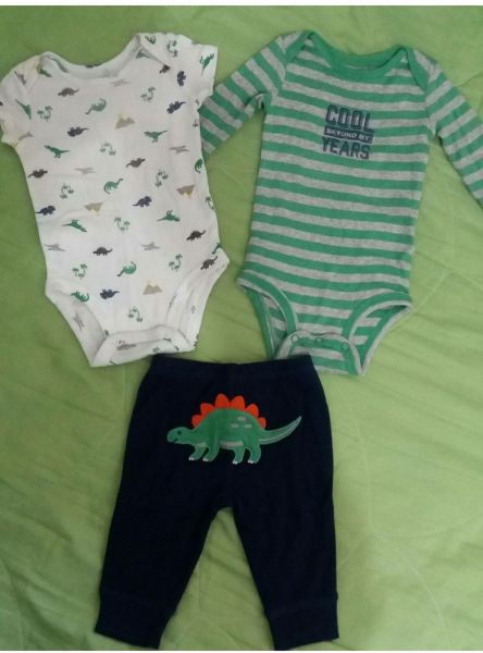 Kit 3 peças Carter's importado