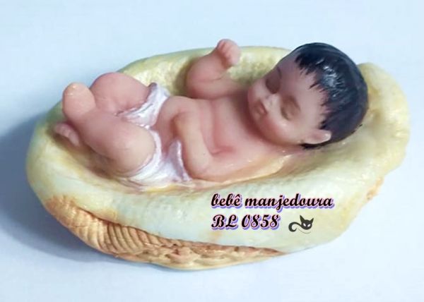 Bebê Jesus na manjedoura ( 0858)